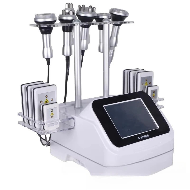 New Eight-in-One Beauty Instrument  Fat Pushing Negative Pressure Scraping Body Slimming Instrument 40k
