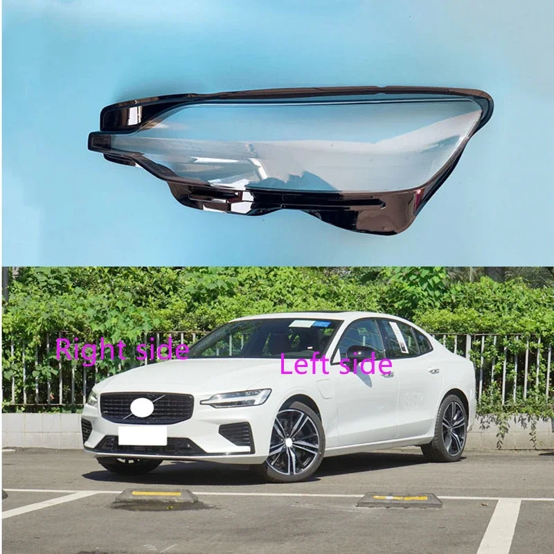 

For VOLVO S60 2020 2021 2022 Car Headlight Shell Headlight cover Headlamp Lens Headlight Glass Auto Shell Cover