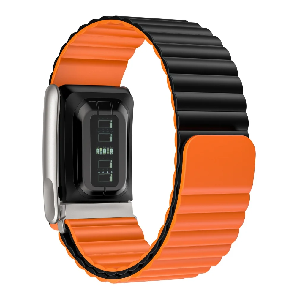 Suitable for Whoop 5.0 MG Heart rate monitor New dual color magnetic buckle replacement strap waterproof sports bike wristband