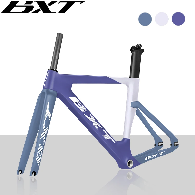 700C Track Bike Frame Full Carbon Frame Track Bicycle Frame Set Carbon Fixed Gear Track Racing Bicycle Frame BXT 045 Bike