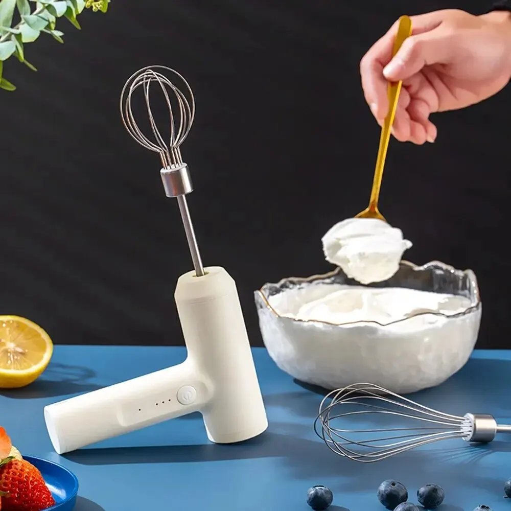 Wireless Electric Food Mixer Automatic Whisk Dough 3 Speeds Egg Beater Baking Dough Cake Cream Mixer Kitchen Tools