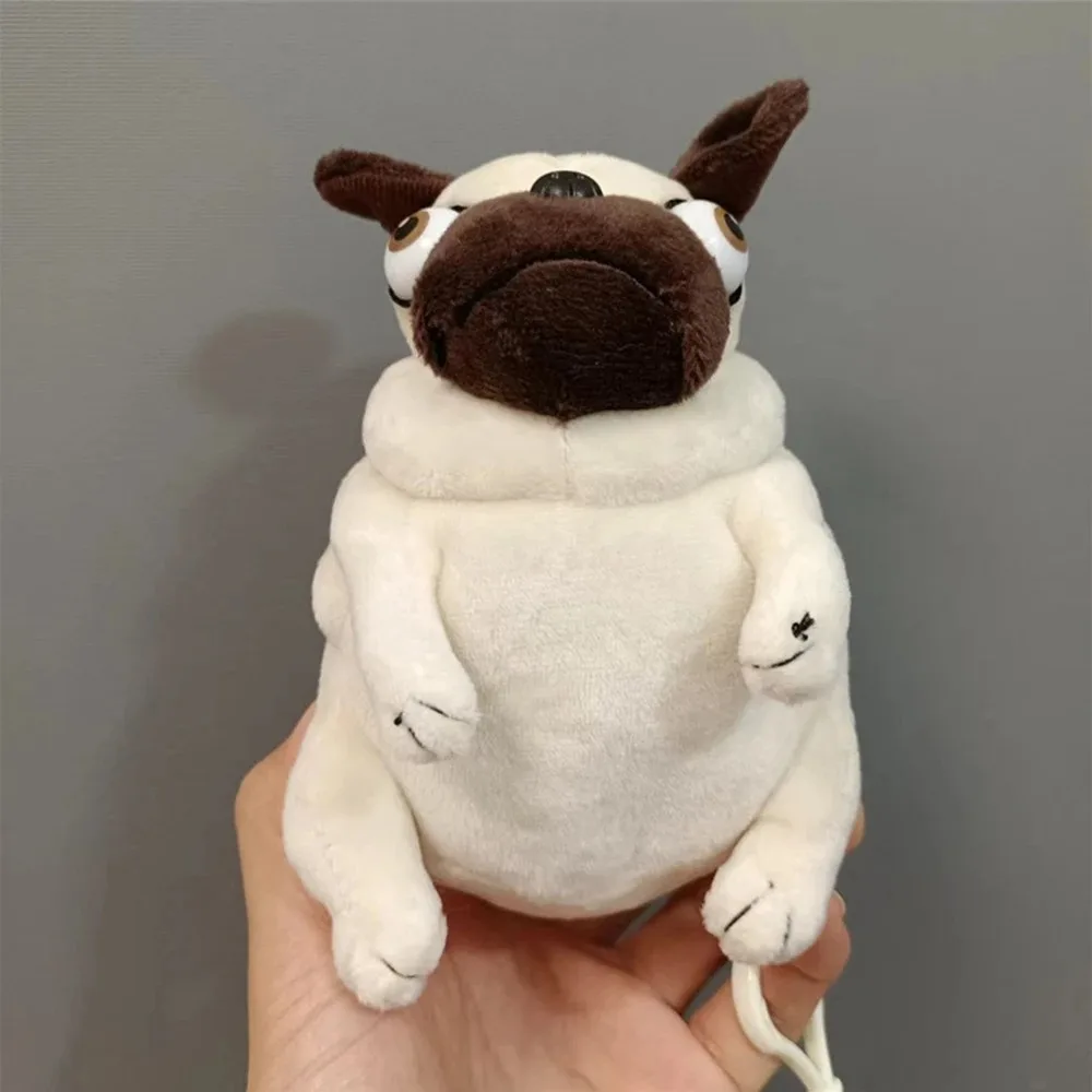 15cm Pig the Elf Pug Plush Toys Kawaii Sitting Fat Pug Dogs Toy Stuffed Dolls Children Birthday Gift Dolls