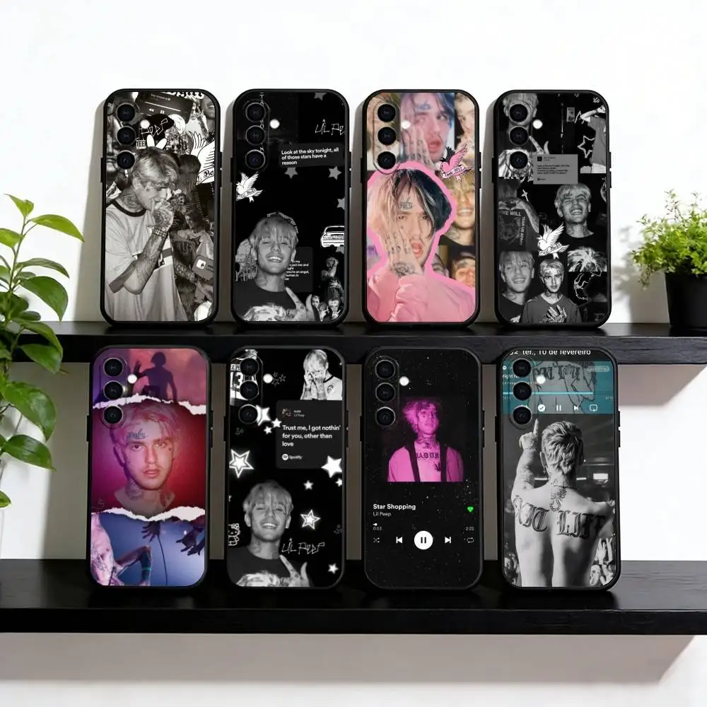 Lil Peep - Stars Phone Case For Samsung Galaxy A73,A72,A71,A70,A53,A52,A51,Others Soft Black Cover