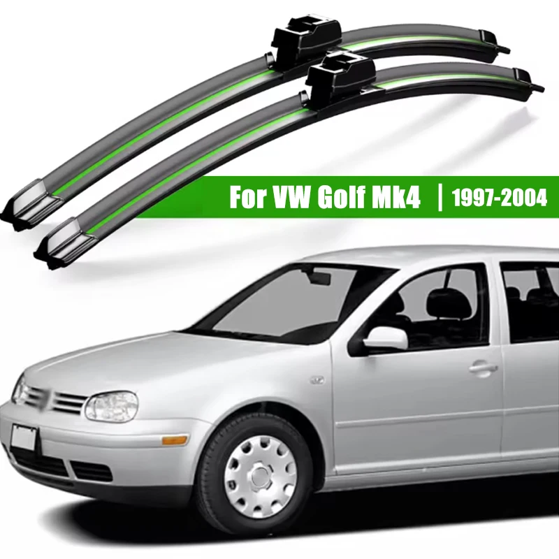 Wiper LHD Front Wiper Blades For VW Golf Mk4 1997-2004 Windshield Windscreen Clean Window Car Rain Brushes 21''+19'' Accessories