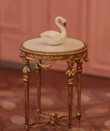 1/6 미니어처 가구 빈티지 커피 테이블 소파, 프랑스 다이닝 체어, 궁전 쥬얼리 테이블 모델, 1/12 인형 집 액세서리 선물