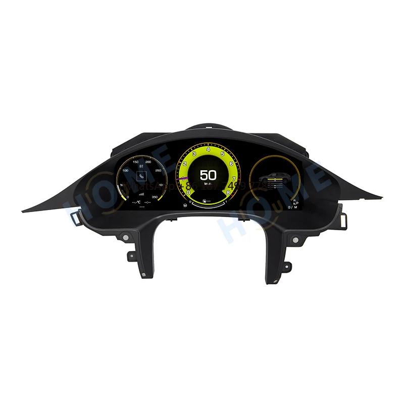 

Wireless CarPlay Car Instrument Display Digital Dashboard Screen for. .2010-2016 Virtual Panel Speedometer