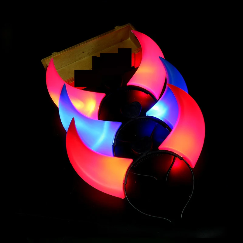 10pcs Adult Kids LED Glow Party Cat Bunny Crown Flower Headband Light Up Wreath Hairband Birthday Gift Wedding Favors Halloween