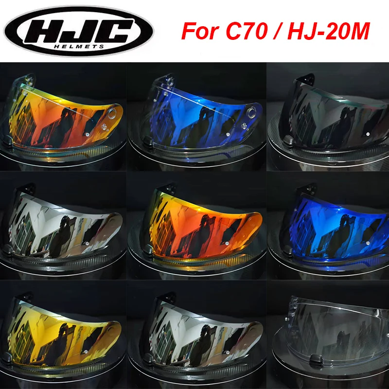 Casco Moto HJC Motorcycle Helmet Visor HJ-31C I70 I10 &C70 HJ-20M FG-17 FG-ST IS-17 FullFace Helmet Capacete De Moto Accessories