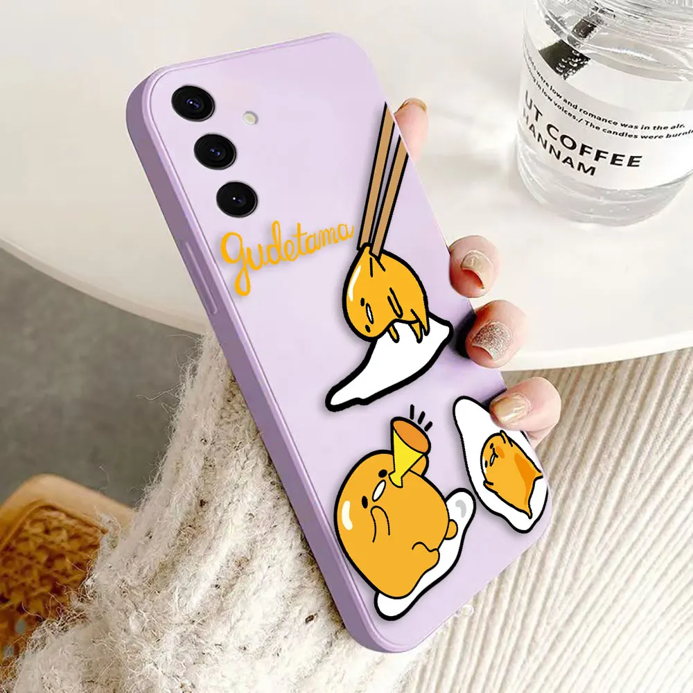 Funny Hot G-Gudetama Egg Phone Case Cover FOR  Samsung Galaxy S30 S25 S24 S23 S22 S20 FE PLUS ULTRA 5G