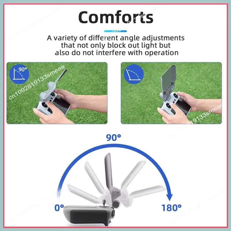 N94R Per DJI Air2 Cappuccio di Controllo Remoto Royal 3Pro Cordino Rc Cordino Luce Blocker Parasole Multifunzionale Pezzi di Ricambio Parti