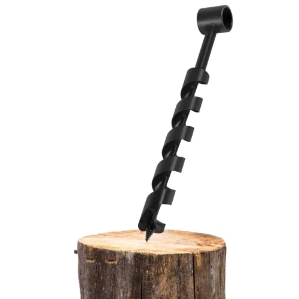 

Ручное сверло по дереву для улицы с отверстием для ручки — шнек из углеродистой стали для кемпинга и проектов «сделай сам» для изготовления мебели