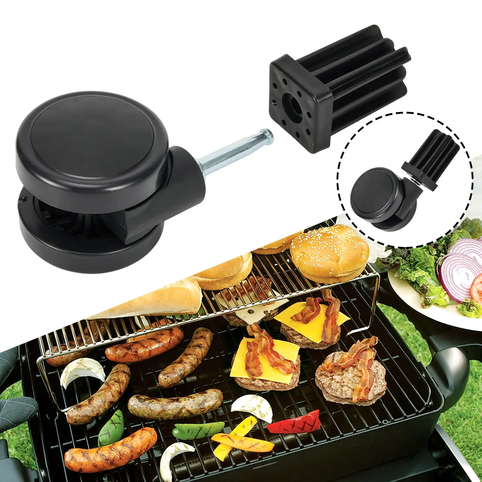 

Enhance the Mobility of Your For Weber Grill with Premium Caster Wheels Compatible with For Genesis and For Summit