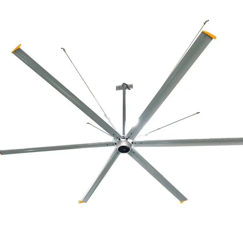 

7Ft Aluminum Alloy HVLS Ceiling Ventilation Fan Big Butt Permanent Magnet AC Motor for Factory Restaurant Cooling Electric