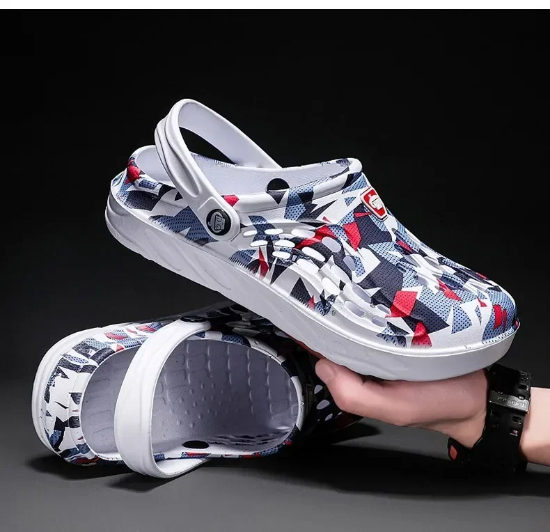 2026 Neue Modische Sandalen für Herren, Clog-Sandalen, Bequeme Atmungsaktive Strandsandalen für Männer und Frauen, Clogs-Hausschuhe mit Weicher Sohle, Herrenschuhe – Detail 21
