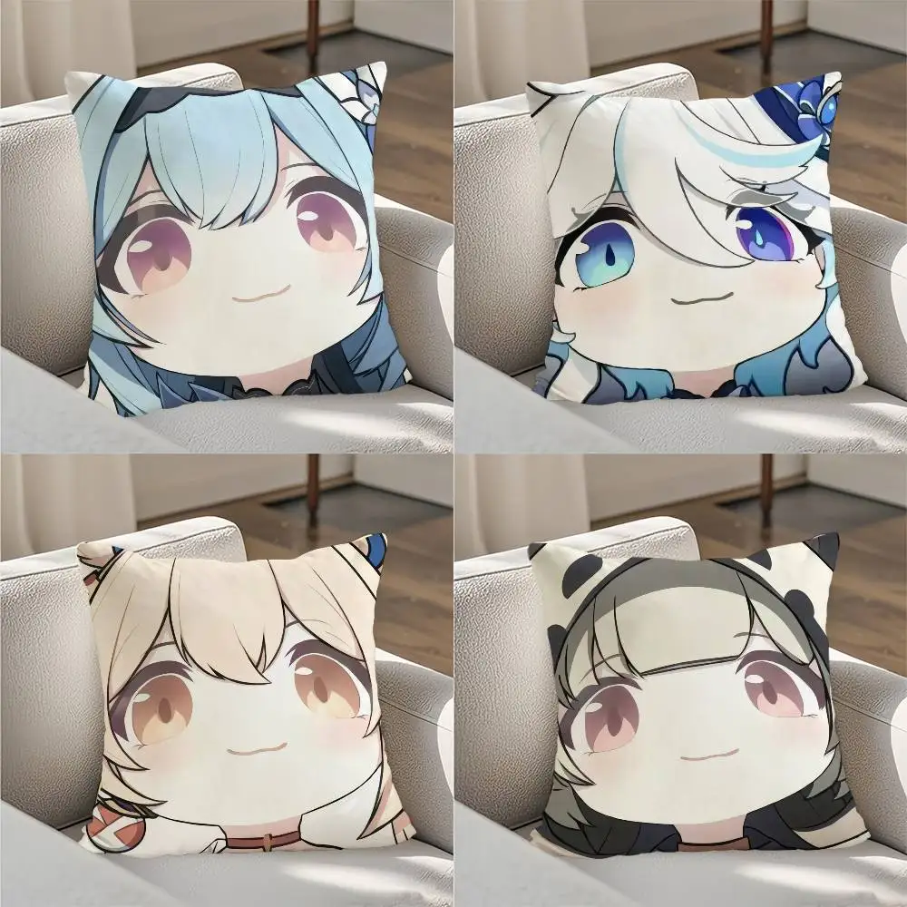 

Honkai Impact Pillow Case Luxury Double-sided For Car Pillows 45x45 Cushions Cover Home And Decoration Sofa Pillowcase 50x50