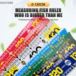 Waterproof Fish Measuring Ruler 130cm Foldable Fishing Measuring Tape Sticker Fishing Accessories Tackle Tool