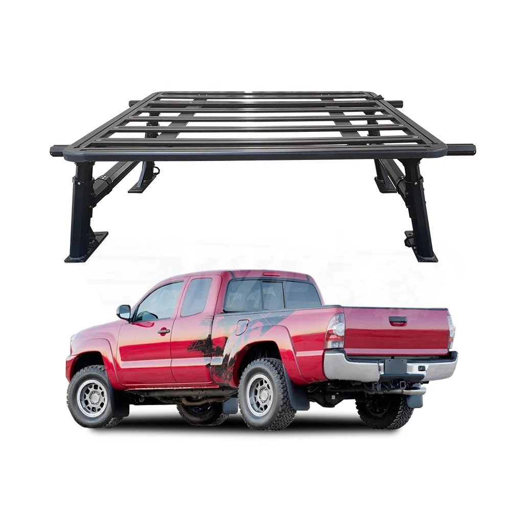 

Universal 4x4 pick up multifunction roll bar roof tent luggage carrier cage ladder rack truck bed for Toyota Hilux D-max