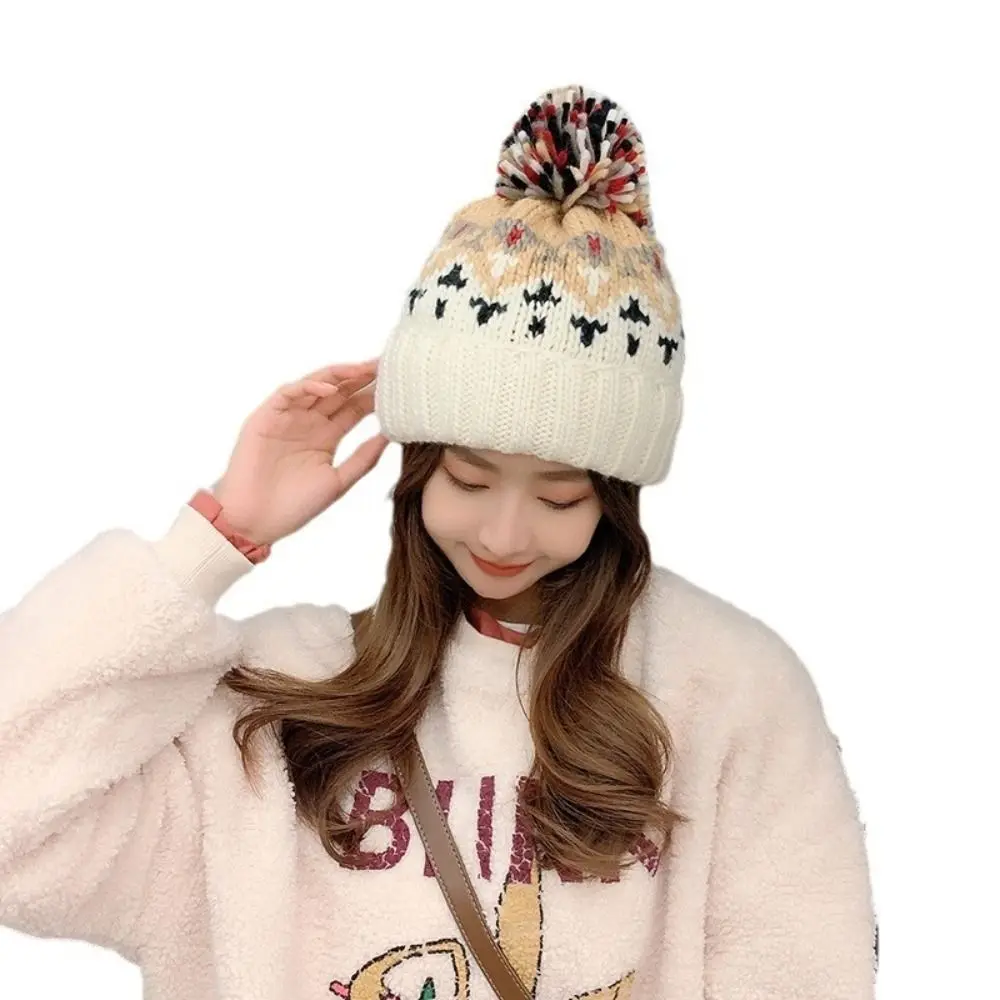 قبعة هيب هوب محبوكة مقاومة للرياح للرجال ، قبعة دافئة ، أحادية اللون ، شتوية