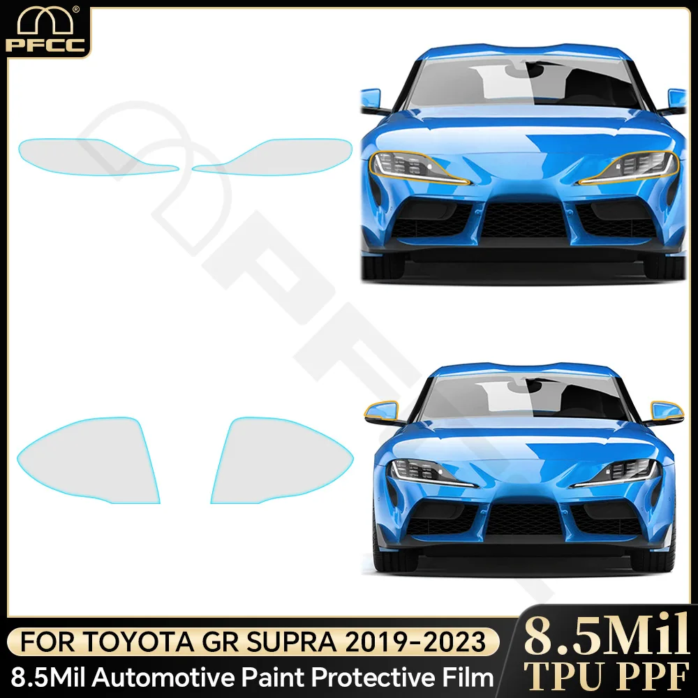

TPU Invisible Car Paint Protection Film Clear PPF Decal Kit for for Toyota GR Supra 2019 2020 2021 2022 2023 Car Accessories