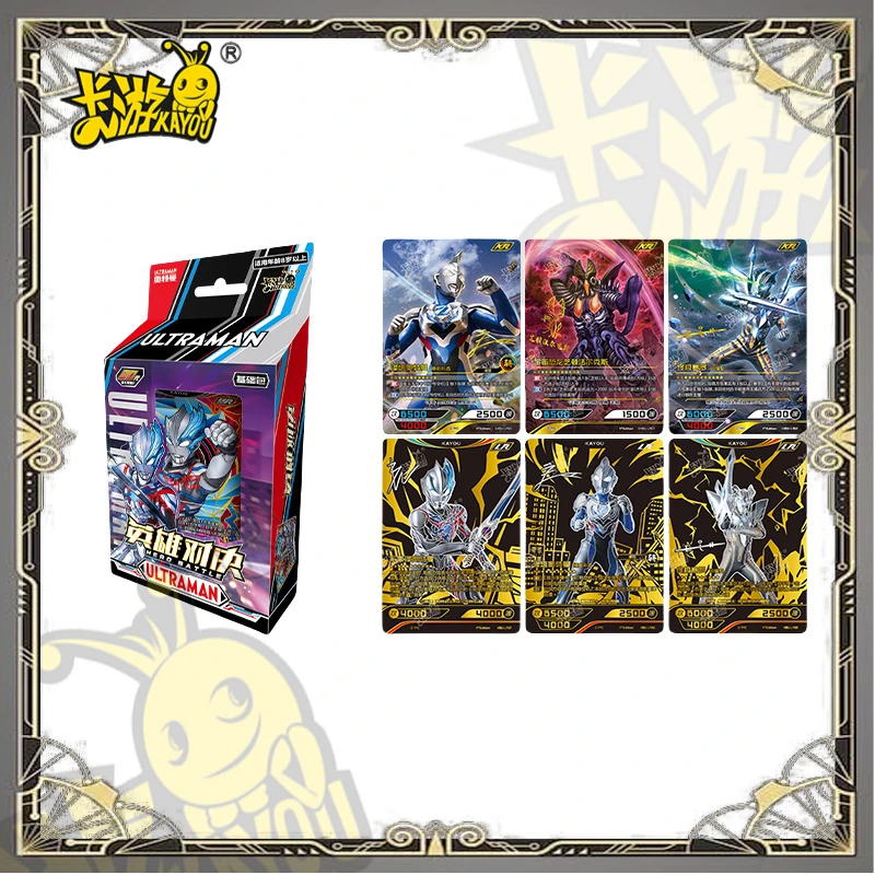 Kayou оригинальные карты Ultraman, коллекционные колоды, слепая коробка, игрушки, подарки