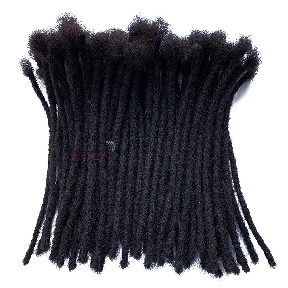 Dreadlock-Extensions aus Echthaar 0,2 0,4 0,6 0,8 cm Dicke Vollständig Handgefertigte Loc-Extensions für Männer und Frauen Können Gebleicht Werden 4-18 Zoll – Detail 8