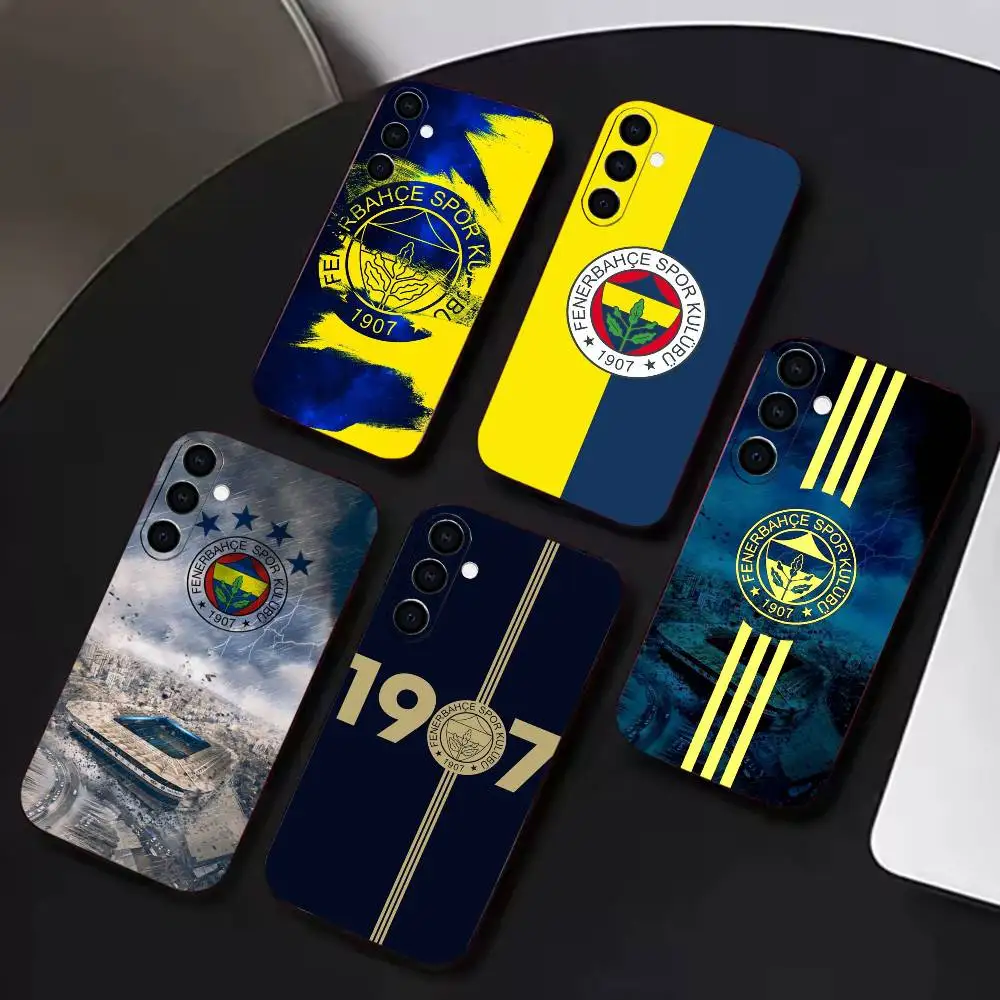 classic team F-FenerbahceS-E Turkey Phone Case For Samsung A72,A71,A72,A70,A53,A52,A51, Black Soft Cover TPU
