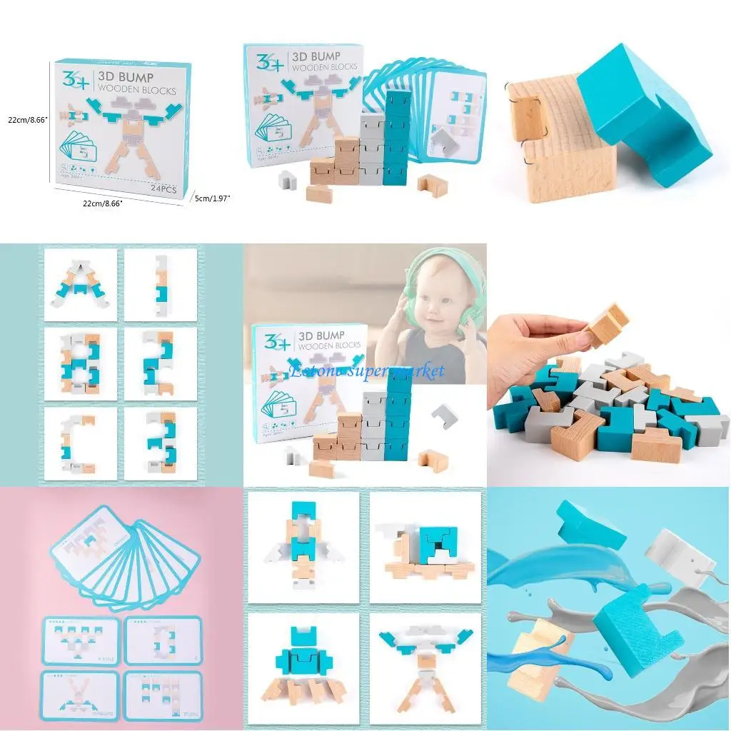 

090B Children’s Teaser Puzzle Toy with Blocks Activity Supply