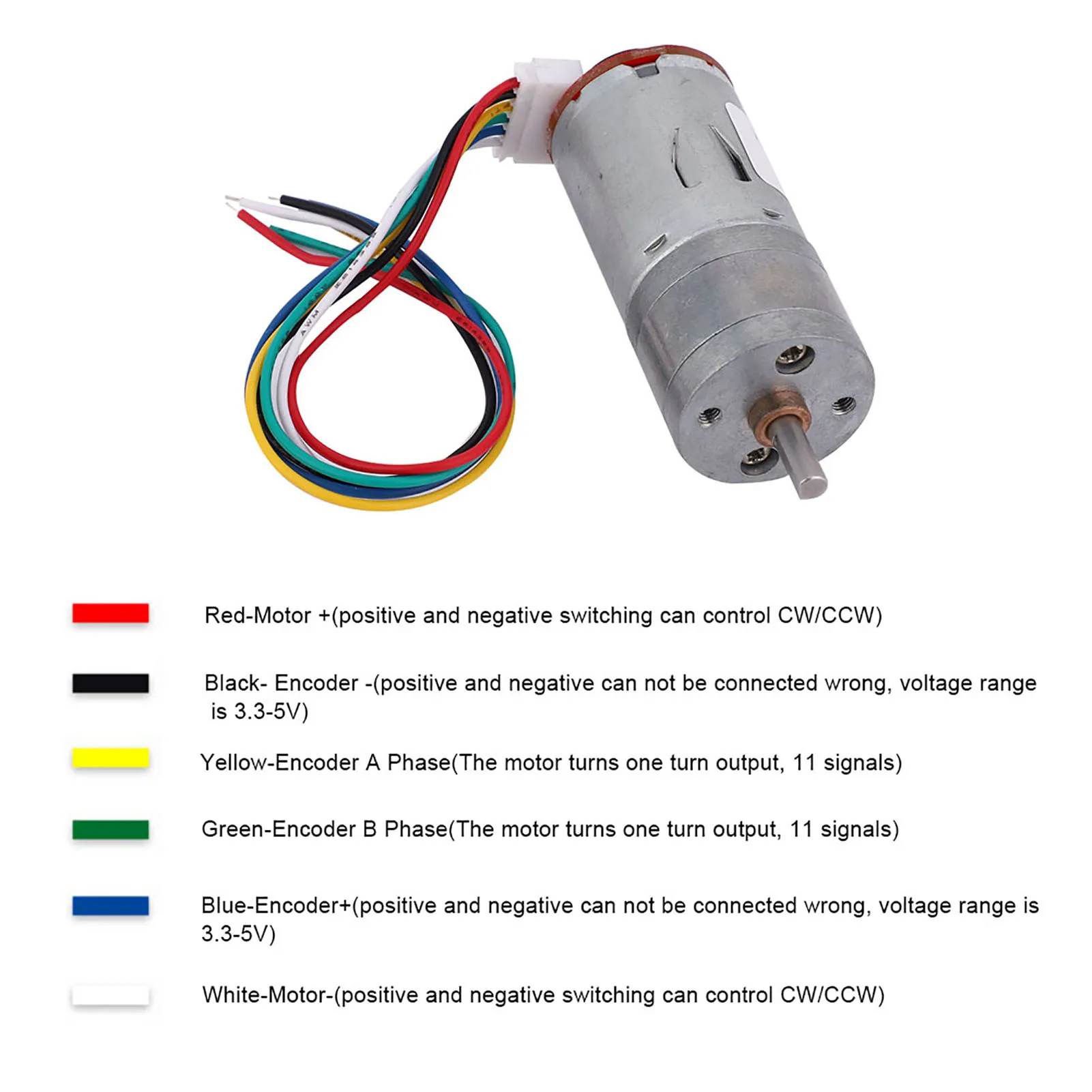 Encoder fai-da-te motoriduttore con staffa di montaggio Kit ruota da 65mm per Robot Smart Car DC12V(130RPM)JGA25-371 articoli Robot,Kit Smart, auto, Kit