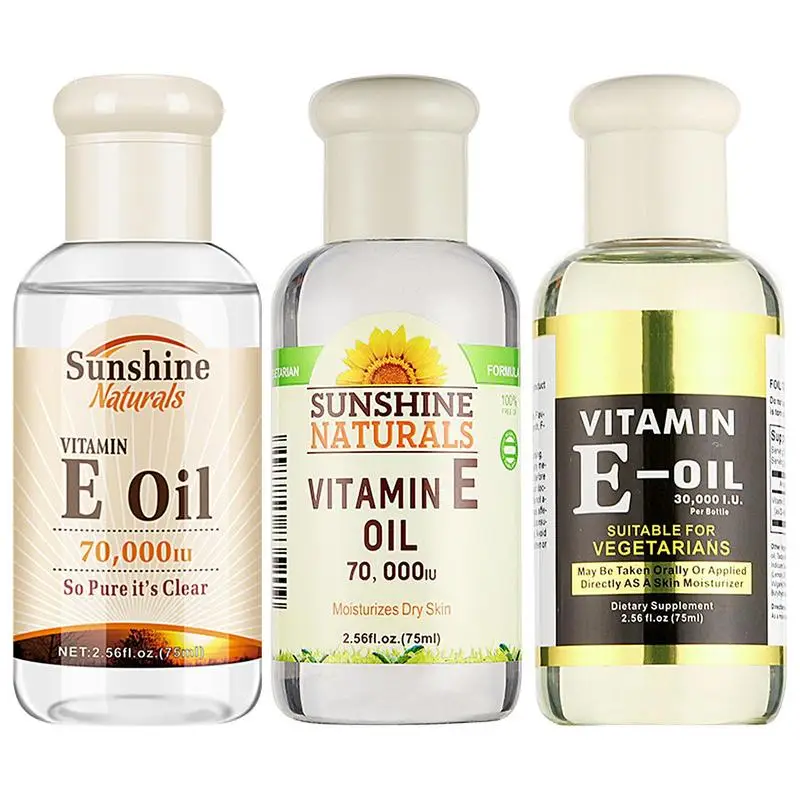 Vitamin E Face Essence Oil VE Butter Oil Sunflower Oil Nourishing Plant-Based Organic Facial Oil Anti Wrinkle Freckle Repair oil