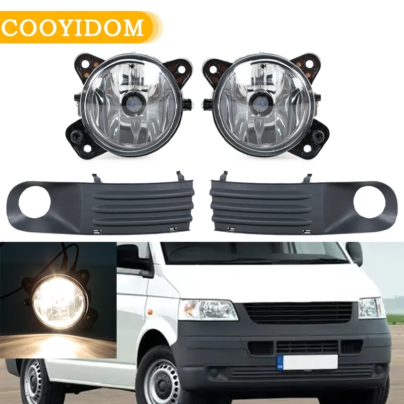 Samochodowe przednie światła przeciwmgielne LED do VW T5 Transporter Multivan Caravelle Polo Gol Crafter do Skoda Fabia Roomster Montaż