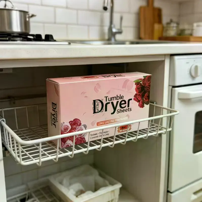 A Box Of 40 Scented Dryer Sheets - Laundry Dryer Sheets, Long-lasting Freshness And Anti-static Laundry Drying Paper