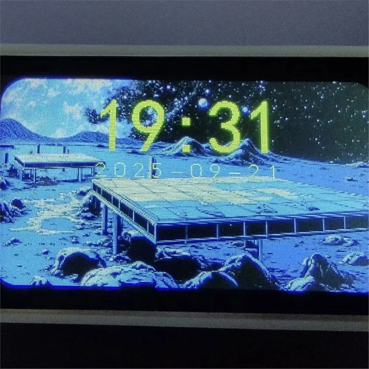 USB Display, PC Performance Monitor, Desktop Clock, 1.47-Inch Water Cooling Temperature Screen