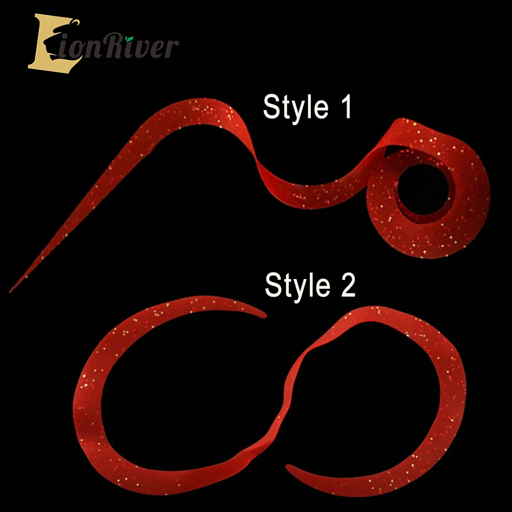 LIONRIVER 20PCS Silicone Rubber Luminous Skirts Streamer Trailers Jigs Snapper Saltwater Fishing Trolling Lure Material