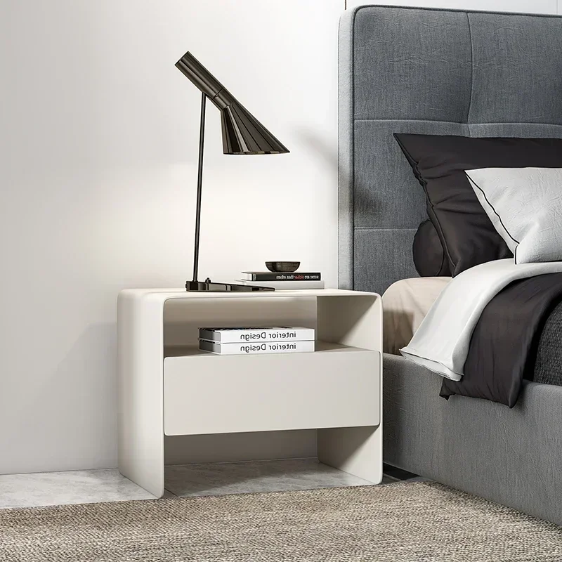 

Hanging Designer Bedside Table Nightstands Cabinet Living Room Modern Small Narrow Wood Muebles Bedroom Furniture