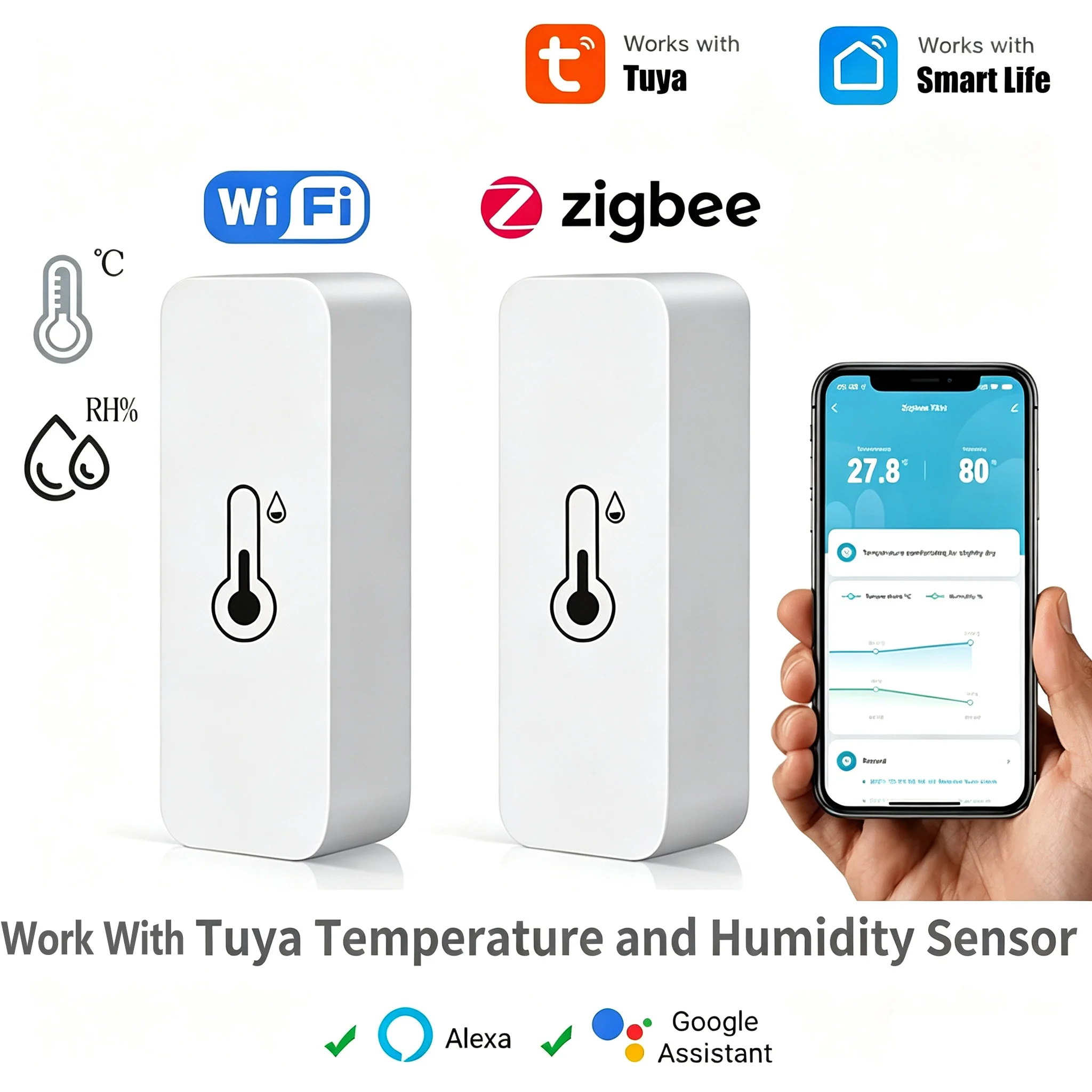 Smart Home News - Sensor Suhu Kelembaban WiFi Zigbee untuk