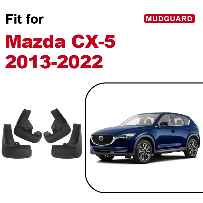 

Tailor-Made Mud Flaps for Mazda CX5 2013-2022 High-Quality Mudguards Guards - Robust and Simple Installation