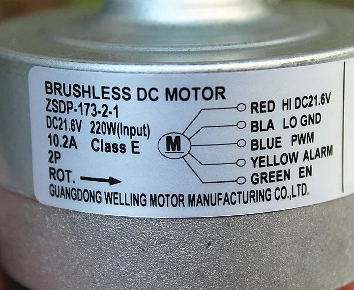 High-power Brushless Vacuum Cleaner Engine Fan with Drive Brushless Motor DC 18V-24V 21.6V 220W two speed regulation