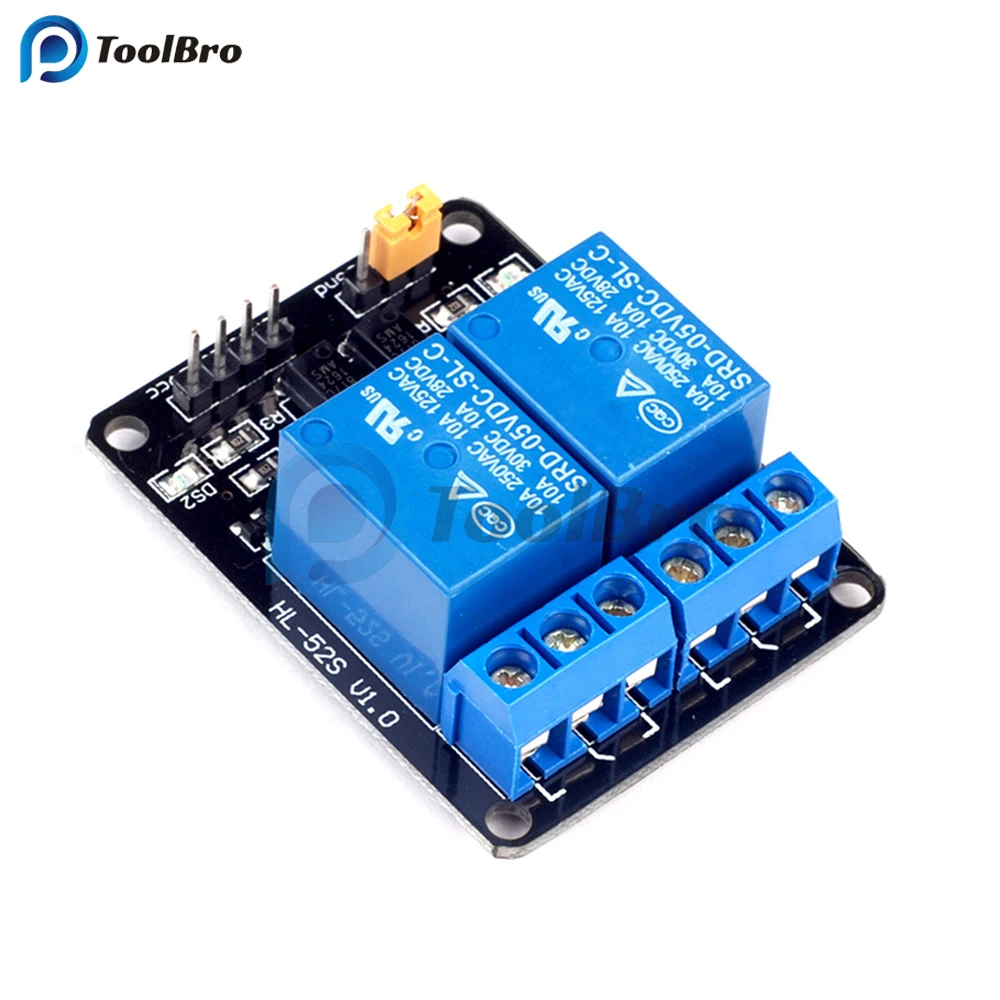 DC 3V 5V 24V 2 Channel Relay Module with Optocoupler Relay Output 2 way Relay Module for Arduino AVR TTL logic