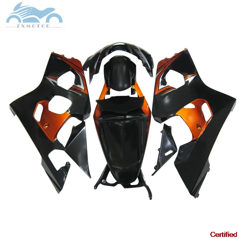 

New motorcycle Fairing kits for SUZUKI 2004 2005 GSXR600 R750 sport racing fairings kit 04 05 GSXR750 GSXR 600 K4 orange black