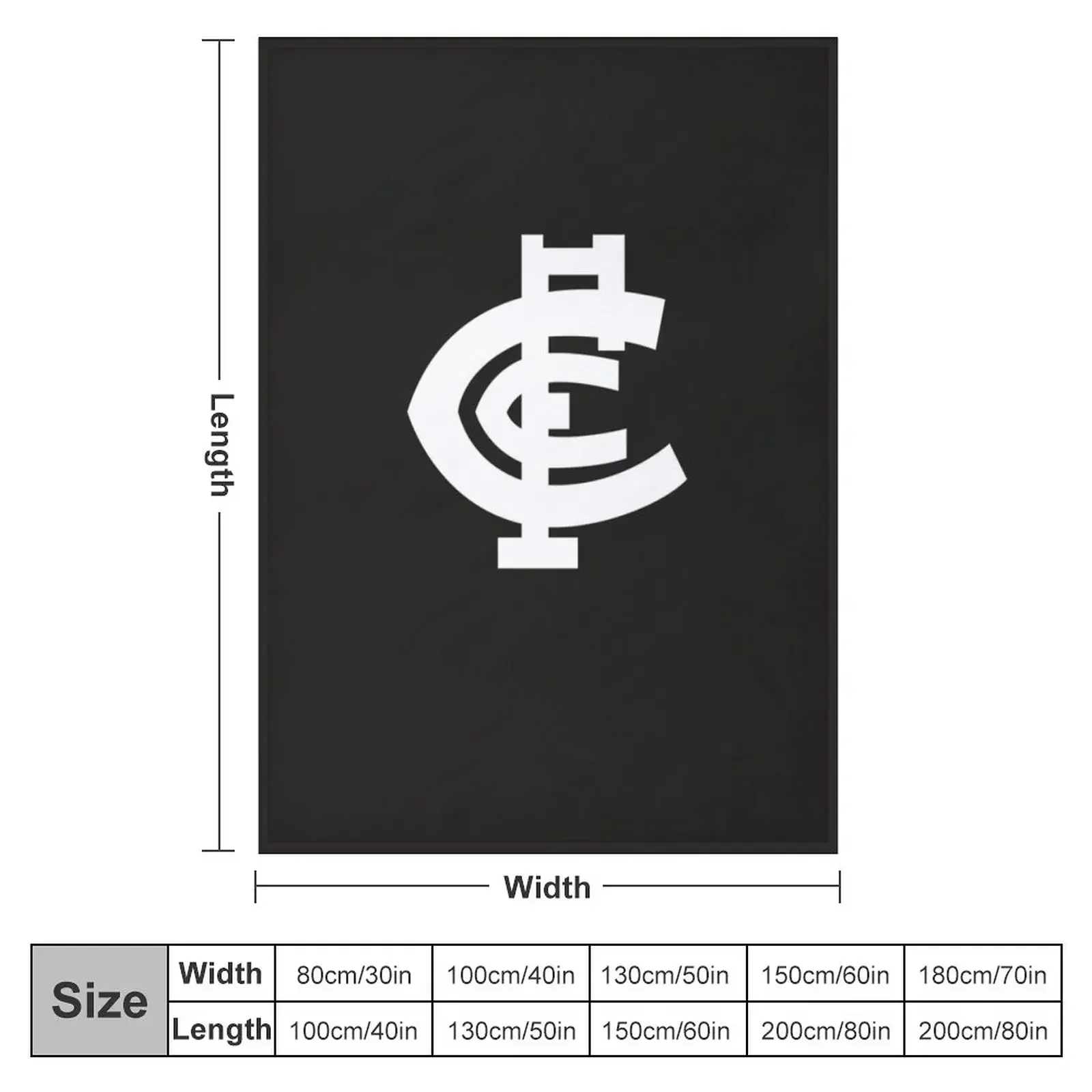 Carlton-logo Classic T-Shirt Throw Blanket Flannel Fabric Furry Moving sofa bed Blankets