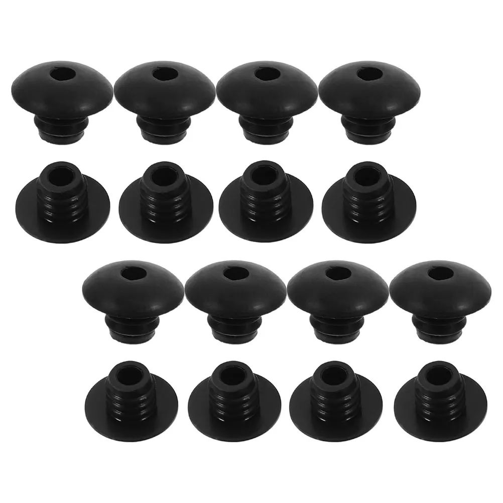 

100pcs Pegboard Hook Stoppers Fixed Ring Locking 1/4 Inch Universal Fit Secure Retainers Black Heavy Duty Clips for Garage