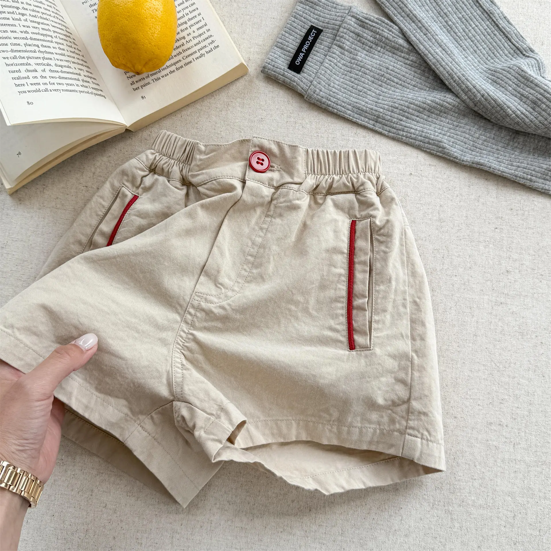 Japanese Korean Style Kids Shorts 2026 Summer New Arrival Girls Boys Fashion Casual Toddler Children Daily Wear Pants
