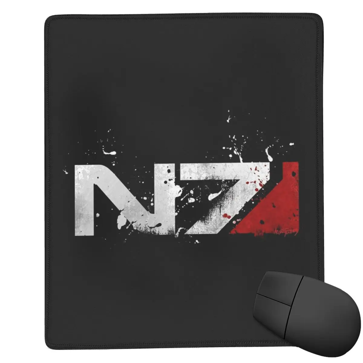 

Mass Effect Distressed7x9 in 22x18 cm Mouse Pad Computer Keyboard Mouse Mat Gaming PC Laptop Desk Mat Accessories Table Mats