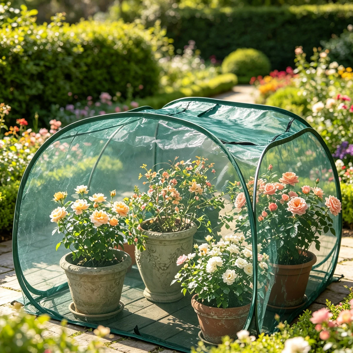 Plant Protective Cover Gardens and Terraces Plants Accessories Raised Garden Bed Protectors Popup Non-woven Fabric Against Frost
