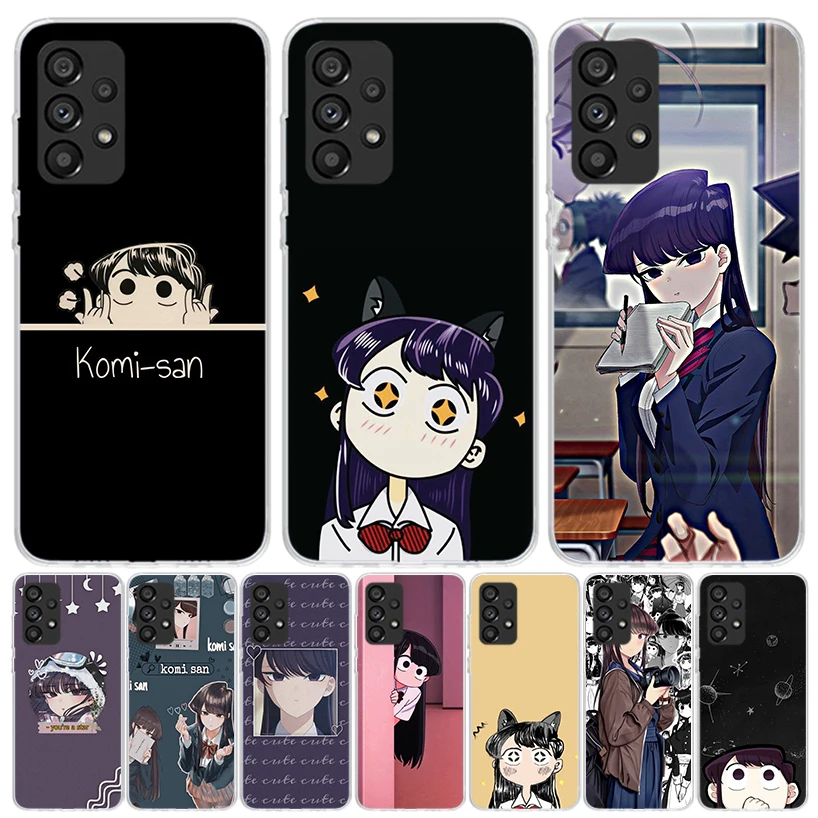 Komi Can't Communicate Case Phone Cover for Samsung Galaxy A15 A14 A13 A12 A55 A54 A53 A52 A35 A34 A33 A32 A25 A24 A23 A22 A04S