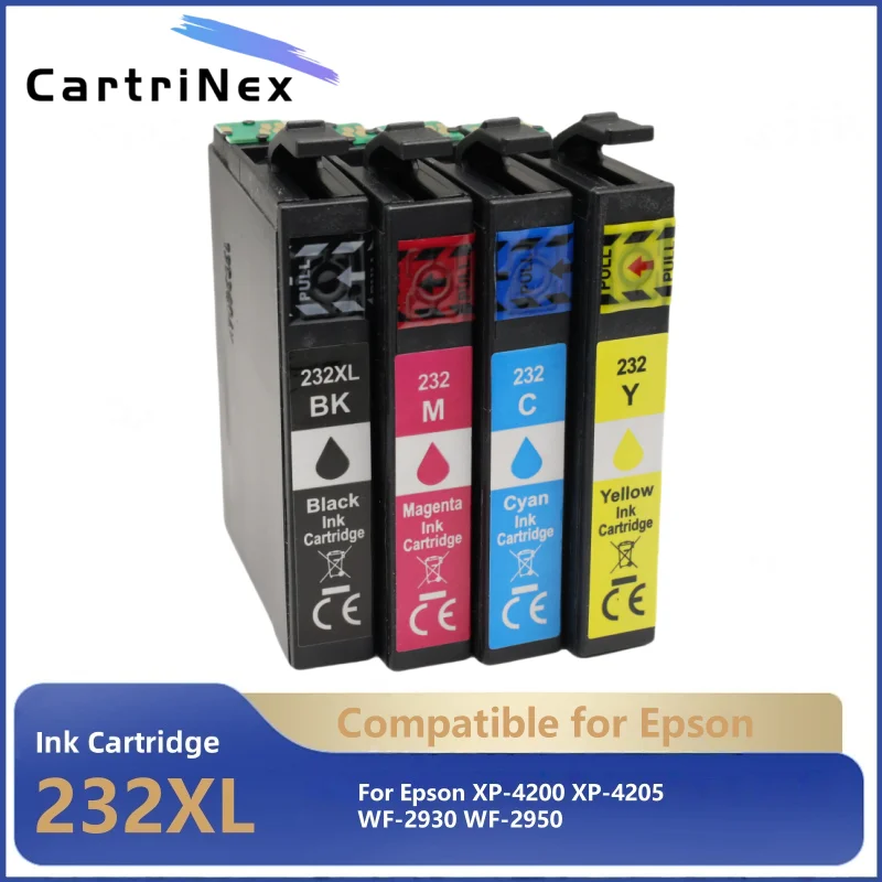Cartucho de tinta Compatible para impresora Epson 232 232XL T232 T232XL para impresora Epson WF-2930 XP-4200 XP-4205 WF-2950