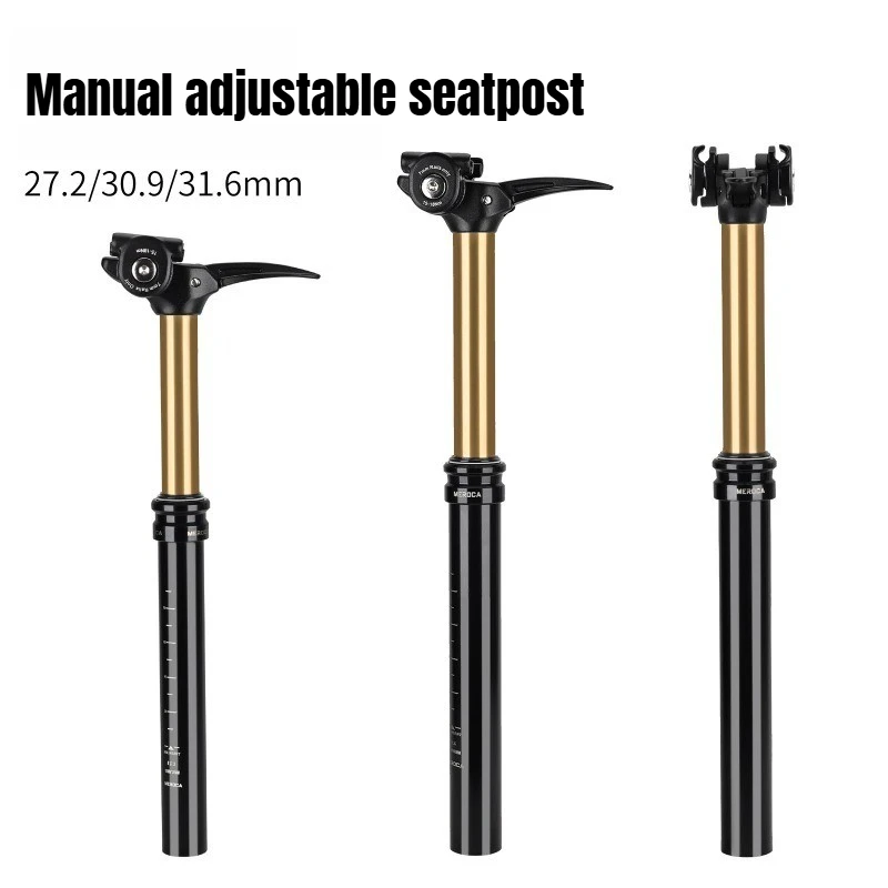 bicycle-dropper-seatpost-272-309-316mm-105-130mm-travel-hydraulic-manual-height-adjustable-mtb-road-bike-seat-tube