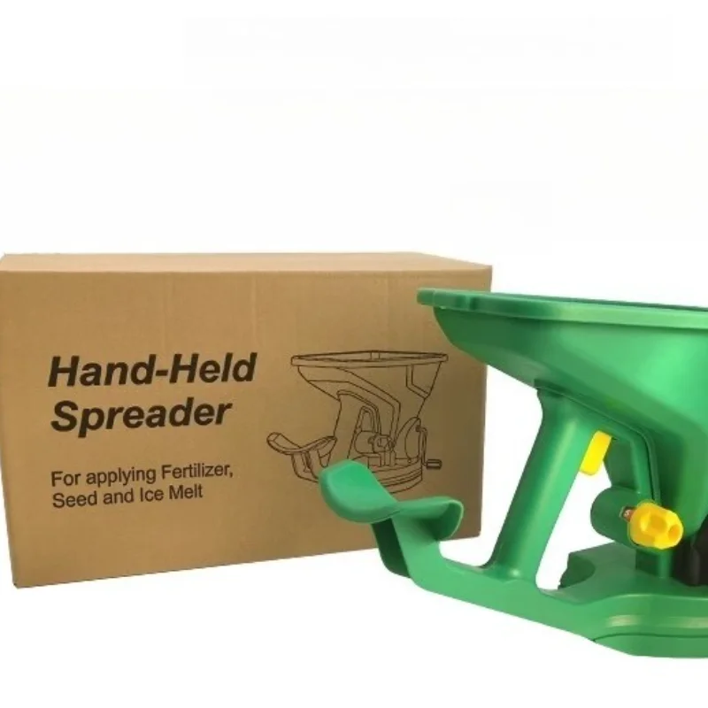 

Manual electric salt melting snow seeder Small seeder Hand crank lawn seed farmland fertilization bait seeder