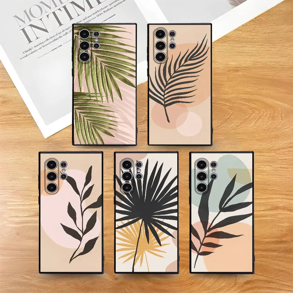 

Simple Artistic Retro Art Phone Case For Samsung Galaxy S25 S24 S22 S23 Ultra S21 S20 Plus 5G Frosted Non-Slip Full Soft Cover