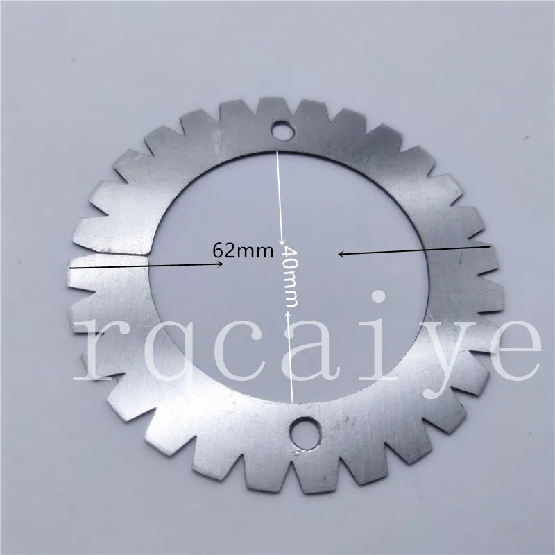 10 Pieces MBO Folding Machine Parts Blade Perforating Heid Zihong Folding Machine Blade Punching Knife 62X40X0.5mm 28 Teeth